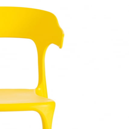 Стул TON (mod. PC33) пластик, 48 x 48 x 74 см, желтый (Yellow Y-01)_5