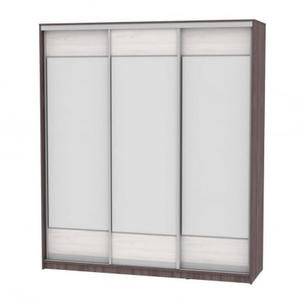 Шкаф-купе B-230х200х60-3(ЯАТ-ЯАС-D8D8D8)_0