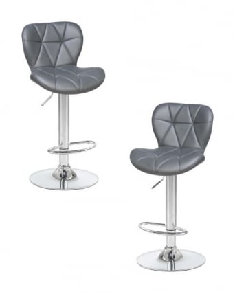 Стул барный DOBRIN BARNY (серый) 2 шт_0