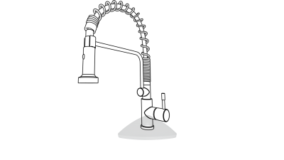 Подставка под кран Kit Kraken TRIANGLE ПодставкаПодКранTRIANGLEWH_0