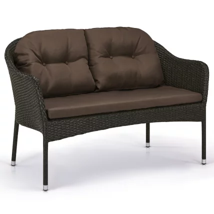 Плетеный диван S54A-W53 Brown_0