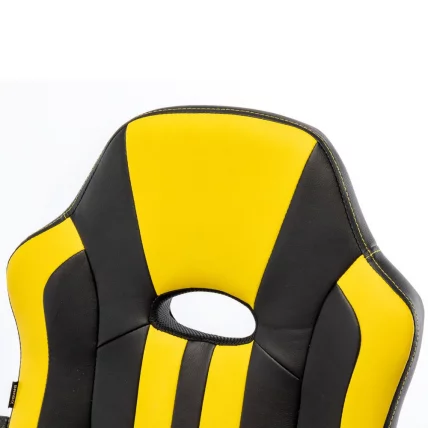 Кресло компьютерное BRABIX Stripe GM-202 экокожа Черный-желтый_9