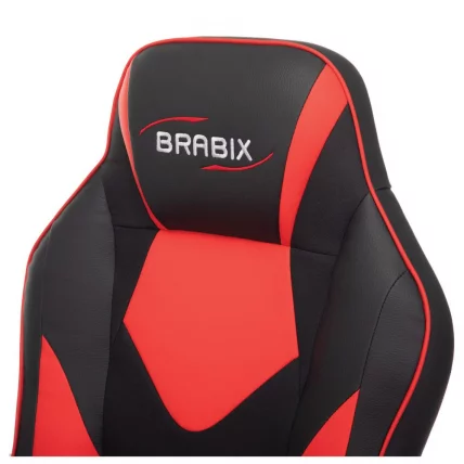 Кресло компьютерное BRABIX Game GM-017 Черное/красное_7