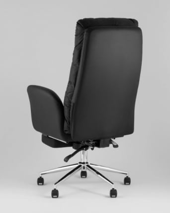 Кресло руководителя ТопЧаирс Солид НC с оттоманкой черный / TopChairs Solid NC_6