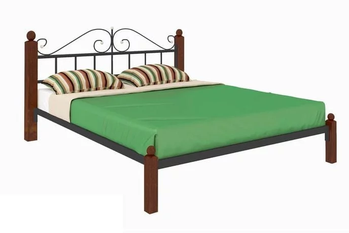 Кровать Диана Lux 1400х1900 Синяя_0
