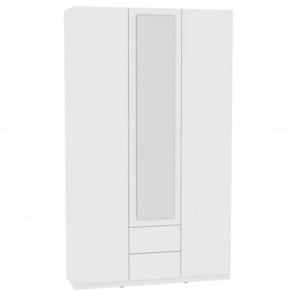 Шкаф распашный R-230х135х45-2-PO-M(Белый)_0