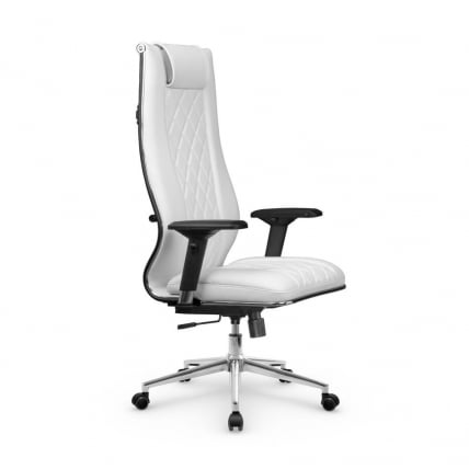 Кресло руководителя МЕТТА L 1m 50M/4D Infinity Easy Clean (MPES) Комплект 7 Белое_1