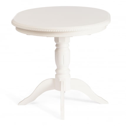 Стол STEFANO бук, мдф, 100+30x80x77см, Ivory white_1