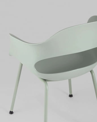 Стул Ладй пластик серо-зеленый 4 шт. / Lady_5