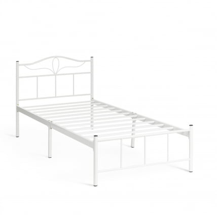 Кровать LUCY (mod. 9305) металл, 90*200 см (Single bed), White (белый)_1