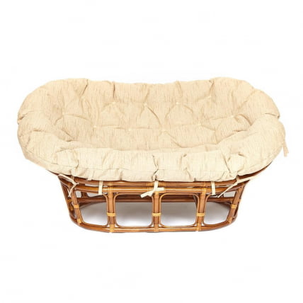 Кресло МАМАСАН/МАМАСАН 23/02 В /с подушкой/ подушка 182х119 см, 169х102х80 см, Пекан (орех), ткань, Старт / MAMASAN/МАМАСАН W Pecan_0