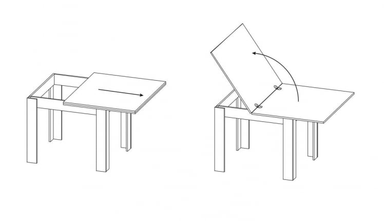 Кухонный стол СО-2 (Подстолье Беленый дуб / Столешница, ножки Венге)_2