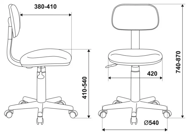 Кресло детское Бюрократ CH-201NX Hearts-Pk_4