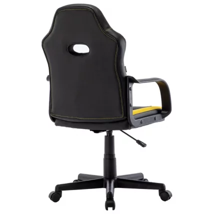 Кресло компьютерное BRABIX Stripe GM-202 экокожа Черный-желтый_3
