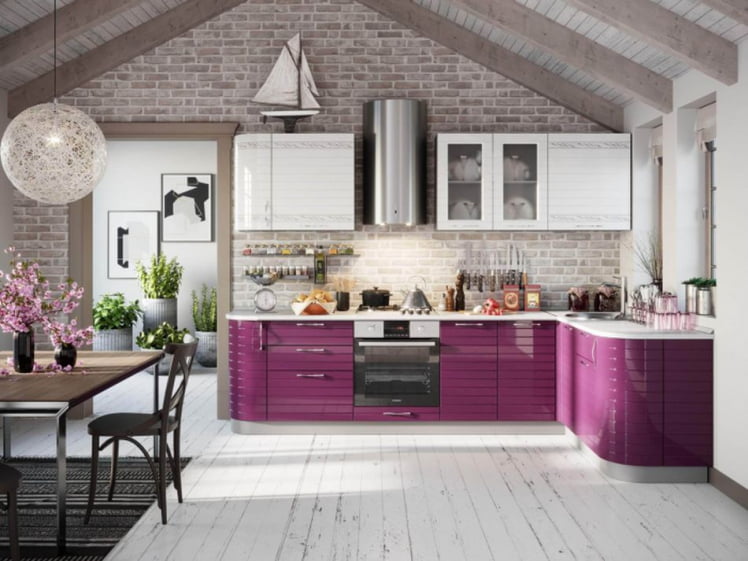 Планка декоративная стола углового тип 3 Анастасия ЛД 849.003.000 Ежевика_1