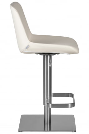 Стул барный DOBRIN ALDO Белый PU P23_2