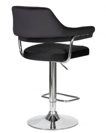 Стул барный ДОБРИН CХАРЛЙ (черный велюр (МДЖ9-101)) 2 шт / DOBRIN CHARLY (MJ9-101))_4