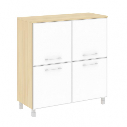 Шкаф квадратный Ялта ЛТ.СД-1.2 Р вхите Акация Лорка/Стекло Вхите 1098*452*1168 / LT.SD-1.2 R white White_0