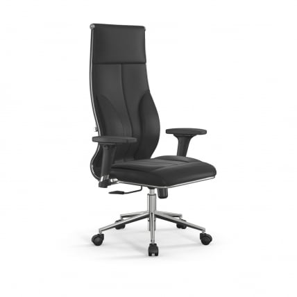 Кресло руководителя Мetta L 1m 46/2D Infinity Easy Clean (MPES) Комплект 7 Черное_0