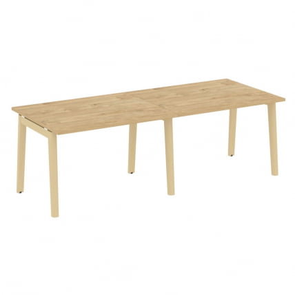 Стол переговорный (2 столешницы) ONIX WOOD OW.PRG-2.2 Тиквуд Светлый/Светлый_0
