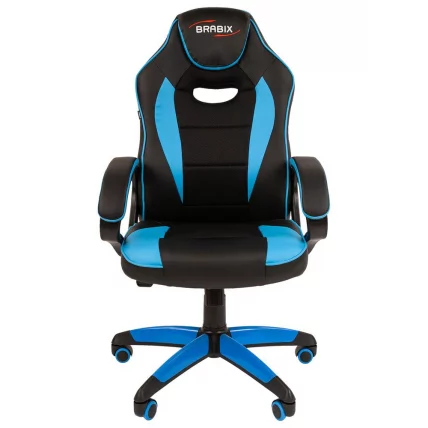 Геймерское кресло BRABIX Blaze GM-162 Черное/голубое_3