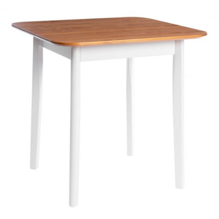 Стол Соната Люкс/ Sonata Lux table, 75х75х73 см массив сосны, антик/белый, 75х75х73 см_0
