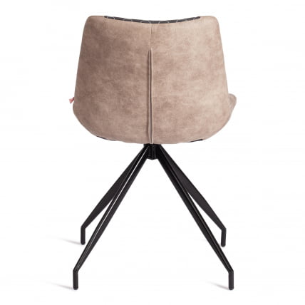 Стул KELT ( mod. 8799 ) металл,ткань наппа, 50 х 60 х 84 х 49,5 см, черный/коричневый_3