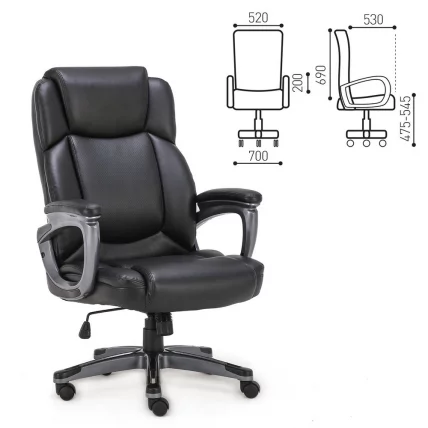 Кресло руководителя BRABIX PREMIUM Favorite EX-577 Черный_0
