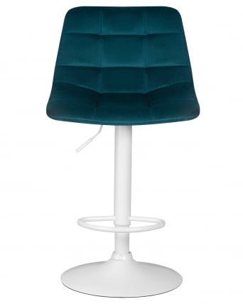 Стул барный DOBRIN TAILOR WHITE (морской волны велюр (MJ9-99)) 2 шт_6