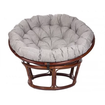 Кресло для отдыха Papasan CHAIR MI-003 с подушкой Коньяк_0