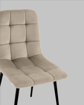 Стул Одди НЕВ велюр бежевый / NEW_6