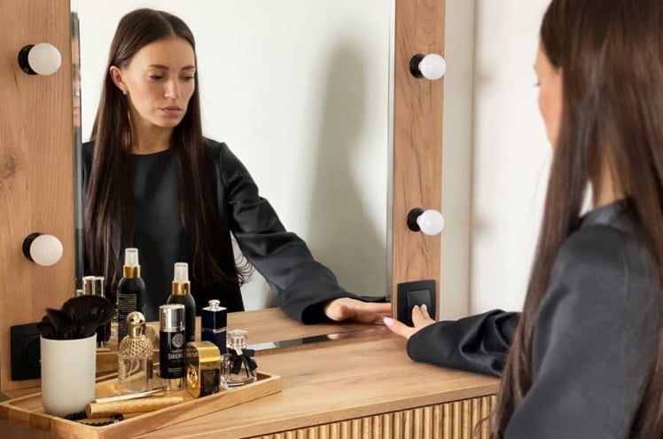 Трюмо Адам Адам MSA-07 Дуб крафт золотой_2