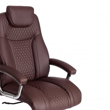 Кресло офисное Труст (макс) кож/зам, коричневый/коричневый стеганный/коричневый, 36-36/36-36/6/36-36/06 / Trust (max)_11