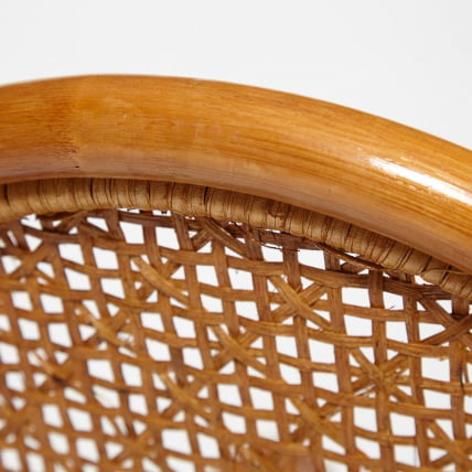 Кресло-качалка MILANO (разборная) / без подушки / ротанг top quality, 58x136x103 см, Cognac (коньяк)_4