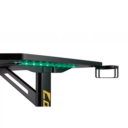 Стол для геймеров LUMI GMD03-1 c подсветкой Black_7