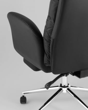 Кресло руководителя ТопЧаирс Солид НC с оттоманкой черный / TopChairs Solid NC_7