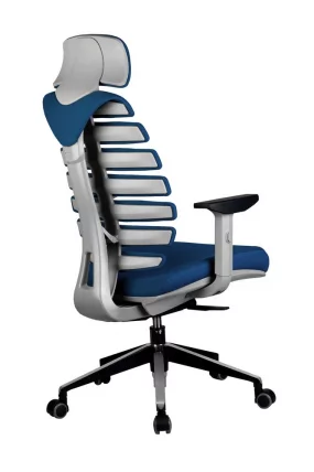 Кресло оператора Riva Chair SHARK Синий_3