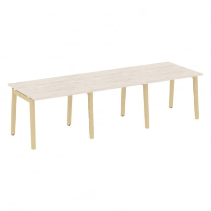 Стол переговорный (3 столешницы) ONIX WOOD OW.PRG-3.1 Денвер Светлый/Светлый_0