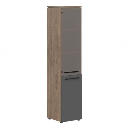 Шкаф-колонка комбинированый MORRIS TREND MHC 42.2 Антрацит Кария Пальмира_0