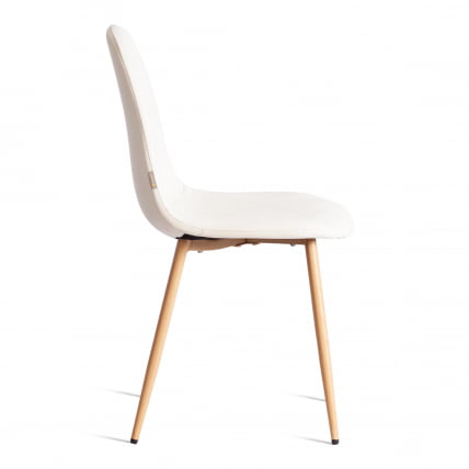 Стул BREEZE (mod. JSC-58) Велюр/металл , 44 х 53 х 86 см, Light beige (светло-бежевый) HLR1 / натуральный_1