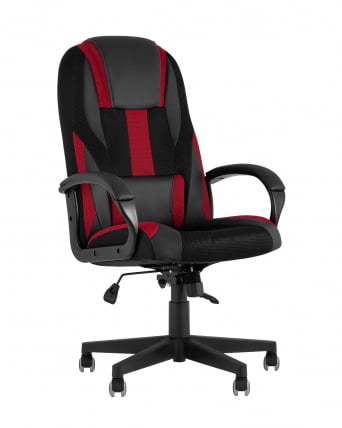 Геймерское кресло TopChairs ST-CYBER 9 черный/красный Геймерское кресло TopChairs ST-CYBER 9 черный/красный_0
