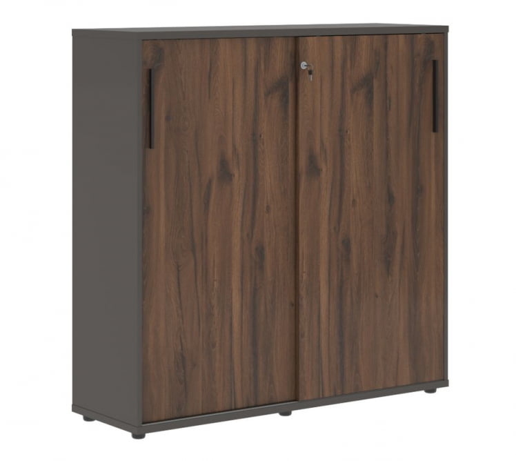 Шкаф с дверьми-купе EDIS EMC 1343 Дуб Денвер темный Черный Мокко_0