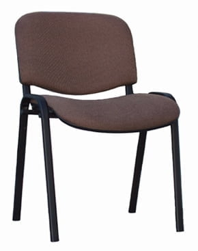 Стул ZP_UP_EChair Rio ИЗО чёрн ткань коричневая 550722_3