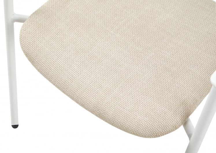 Стул Eila с подушкой пластик белый_8