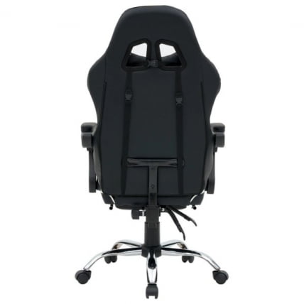 Кресло компьютерное CРОМЕКС (КРОМЕКС) Ваве ГМ-145 экокожа черное/серое / CROMEX Wave GM-145_2