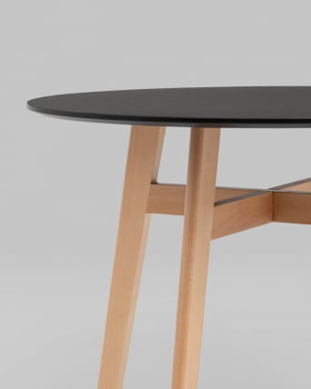 Стол Target Circle 90*90 Черный_4