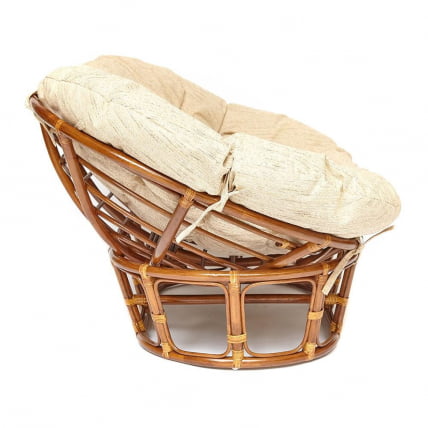 Кресло МАМАСАН/МАМАСАН 23/02 В /с подушкой/ подушка 182х119 см, 169х102х80 см, Пекан (орех), ткань, Старт / MAMASAN/МАМАСАН W Pecan_5