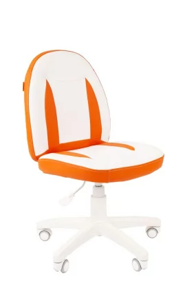 Детское кресло CHAIRMAN KIDS 122 Белый-оранжевый_0