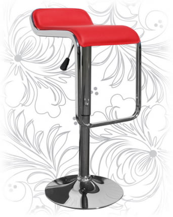 Стул барный DOBRIN CRACK Красный_0