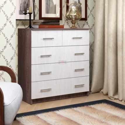 Комод 8 Анкор темный/Анкор светлый_0